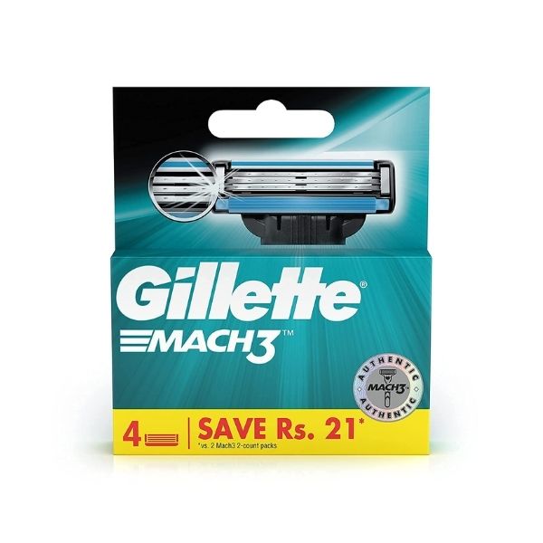 Gillette Mach3 Cartridges 4 Ct
