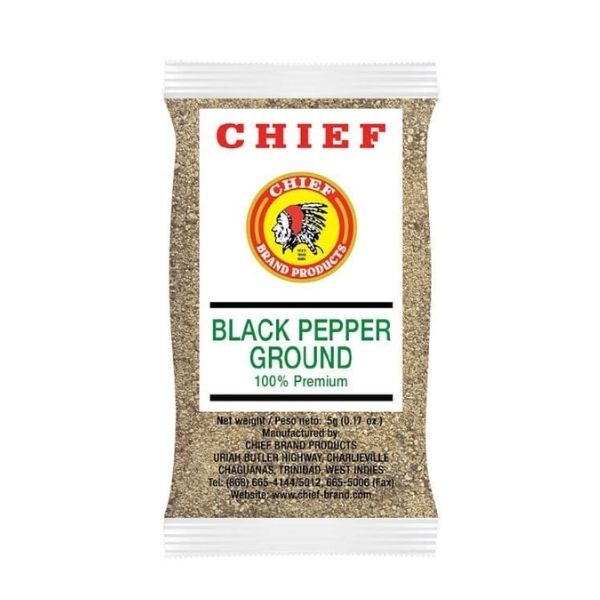 Chief Grnd Black Pepper 85 G