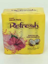 Refresh Soap Yellow 3 X 110 G