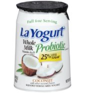 La Yogurt Whole Milk Coconut 6 Oz