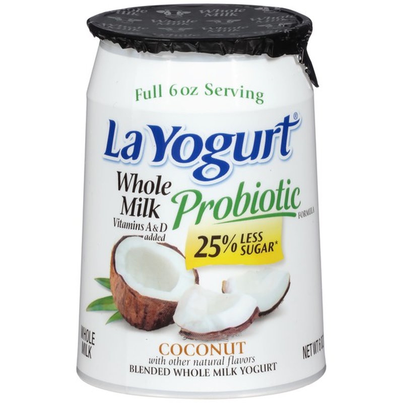 La Yogurt Whole Milk Coconut 6 Oz