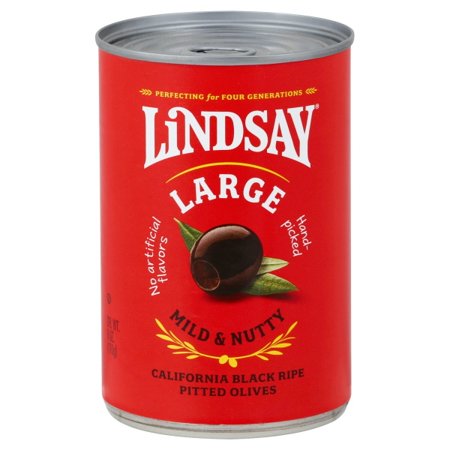 Lindsay Large Pitted Ripe Olives 170 G