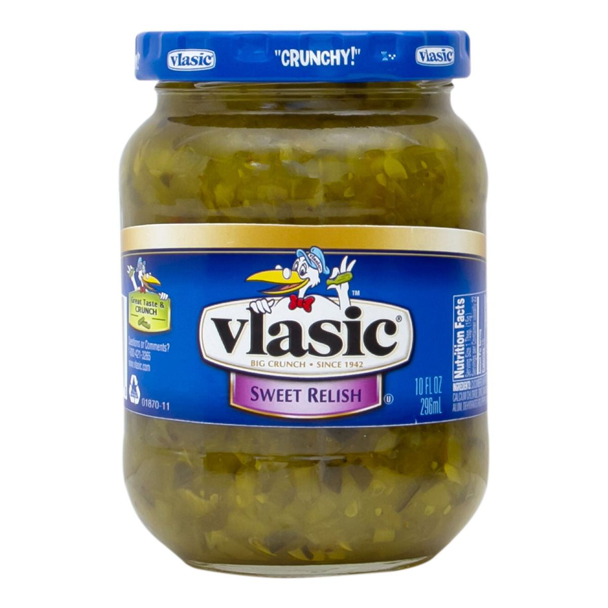 Vlasic Sweet Relish Glass Jar 266 Ml