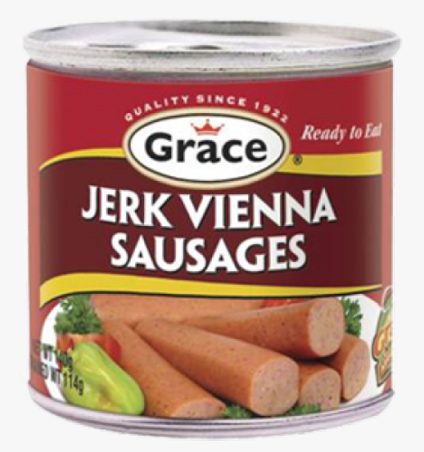 Grace Jerk Vienna Sausages 114G