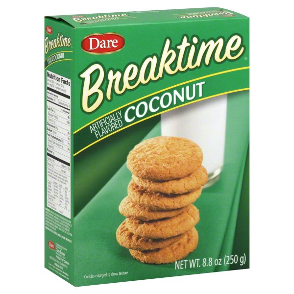 Dare Breaktime Biscuit Coconut 250 G