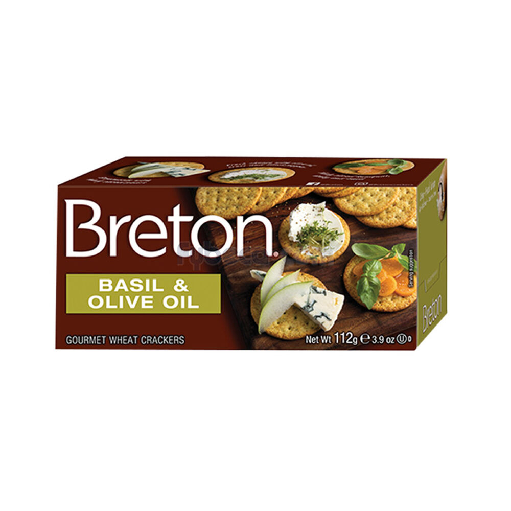 Dare Breton Basil & Olive Oil Crackers 1