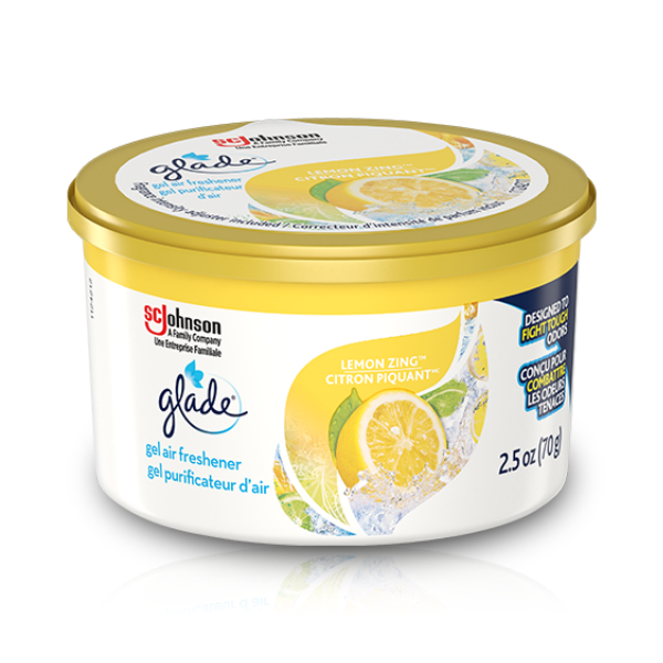 Glade Mini Gel Lemon Zing 2.5 Oz