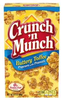 Crunch N Munch Popcorn W Peanuts Buttery