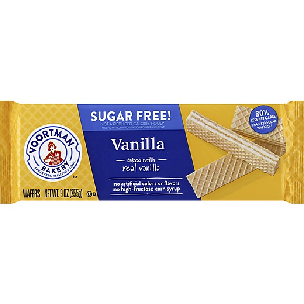 Voortman Sugarfree Vanilla Wafers 255 G