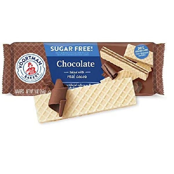 Voortman Sugarfree Chocolate Wafers 255