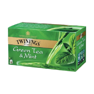 Twinings Tea Green & Mint 25 Ct