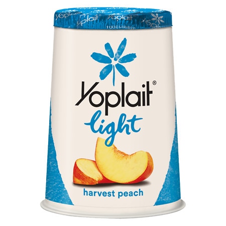 Yoplait Light Peach 6 Oz