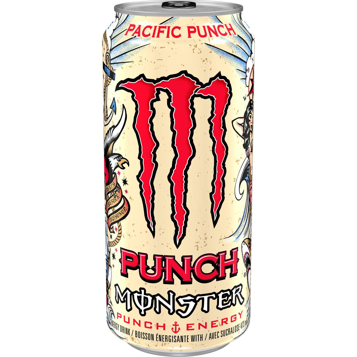 Monster Energy Drink Pacific Punch 473 M