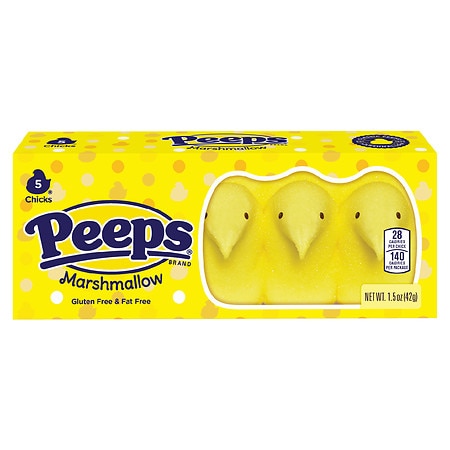 Peeps Chicks Yellow 5 Ct 42 G