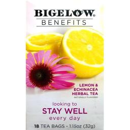 Bigelow Tea Benefits Stay Well 18 Ct