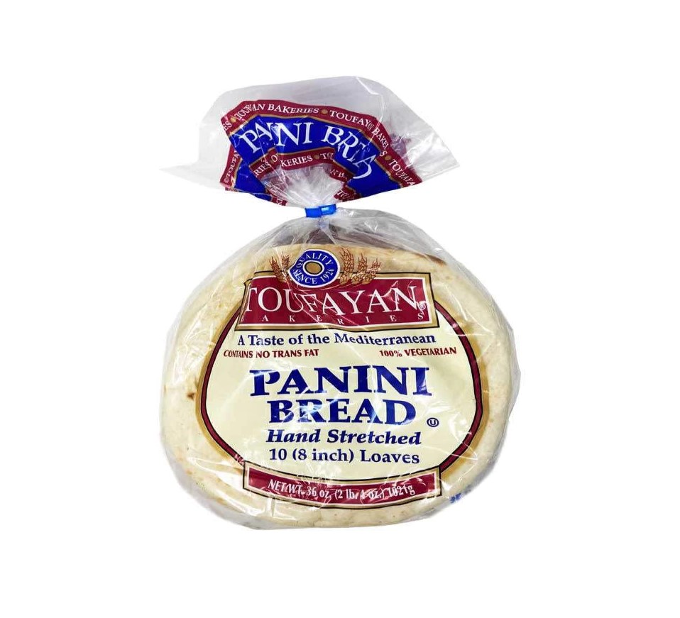 Toufayan 8″ Panini Bread 10 Ct 1021 G