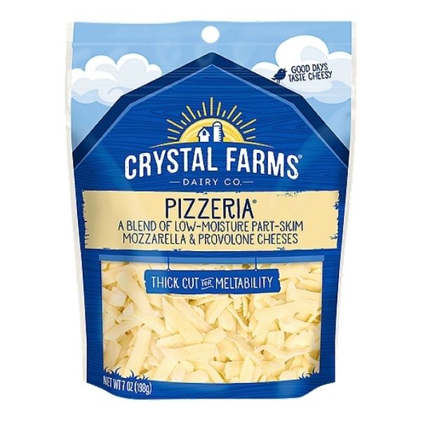 Crystal Farms Pizza Cheese 7 Oz