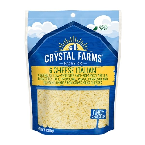 Crystal Farms 6 Cheese Italian 7 Oz