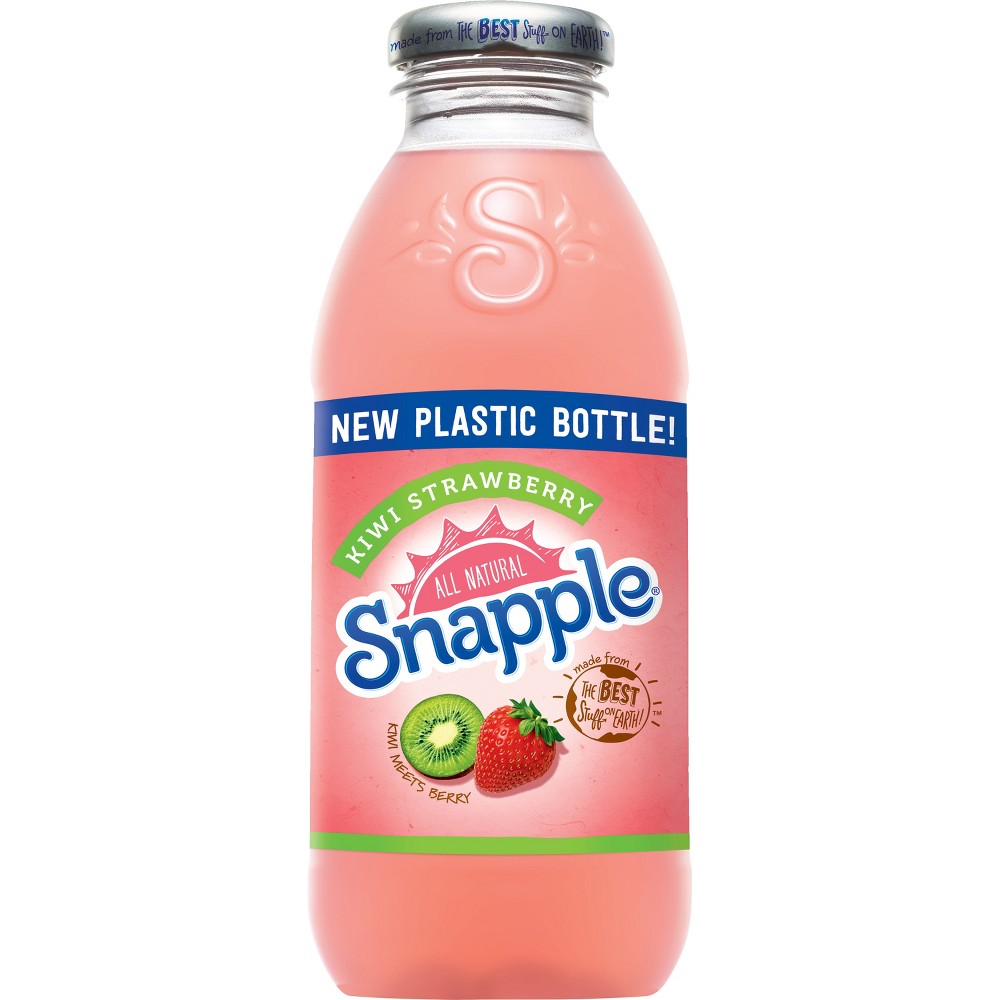 Snapple Kiwi Strawberry Pet Bottles 473