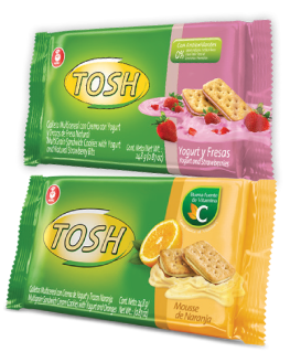 Tosh Bran Crackers Yogurt & Cranberries
