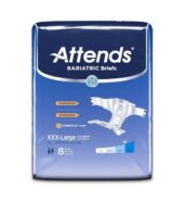 Attends Bariatric Briefs Xxxl 8 Ct
