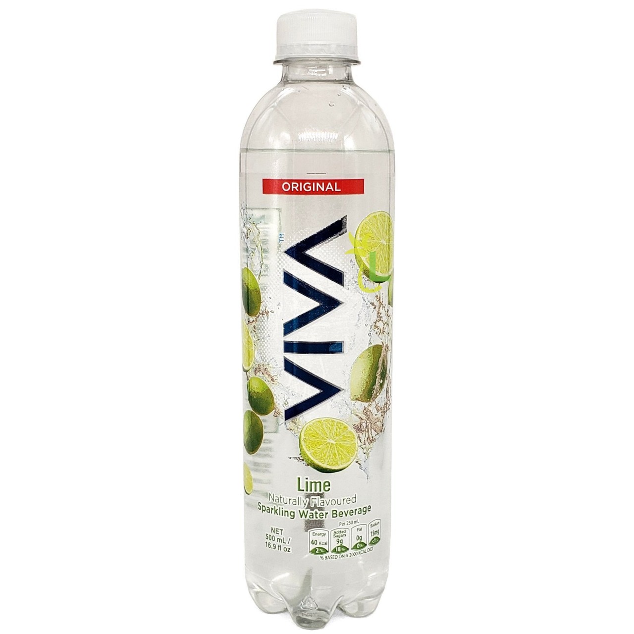 Viva Sparkling Water Lime 500 Ml