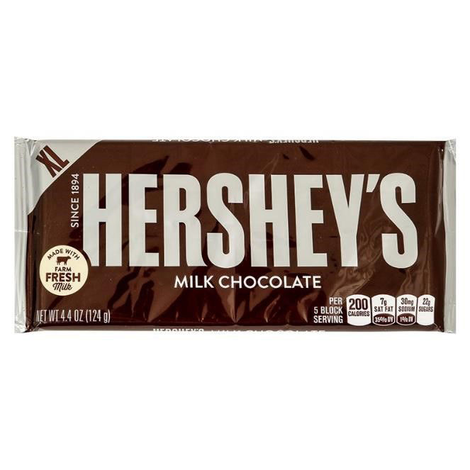 Hersheys Milk Xl Bar 124 G