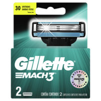 Gillette Mach3 Cart 2 Ct