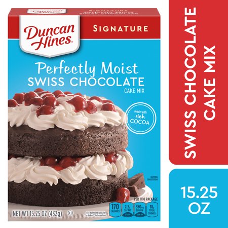 Duncan Hines Cake Mix Swiss Choc Supreme
