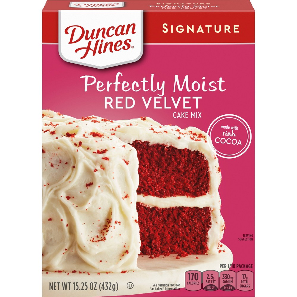Duncan Hines Cake Mix Red Velvet Supreme