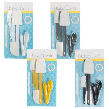 Plastic Measuring & Spatula Set 9Pc Asst