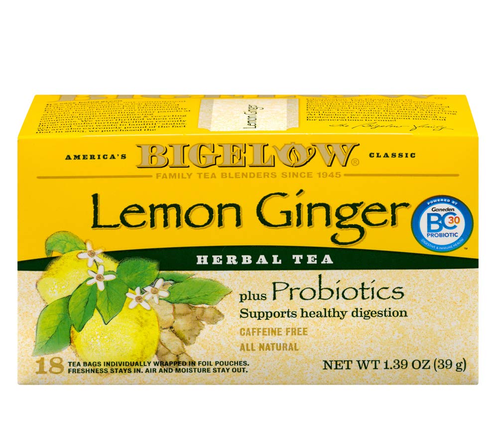 Bigelow Tea Herbal Lemon Ginger 18 Ct