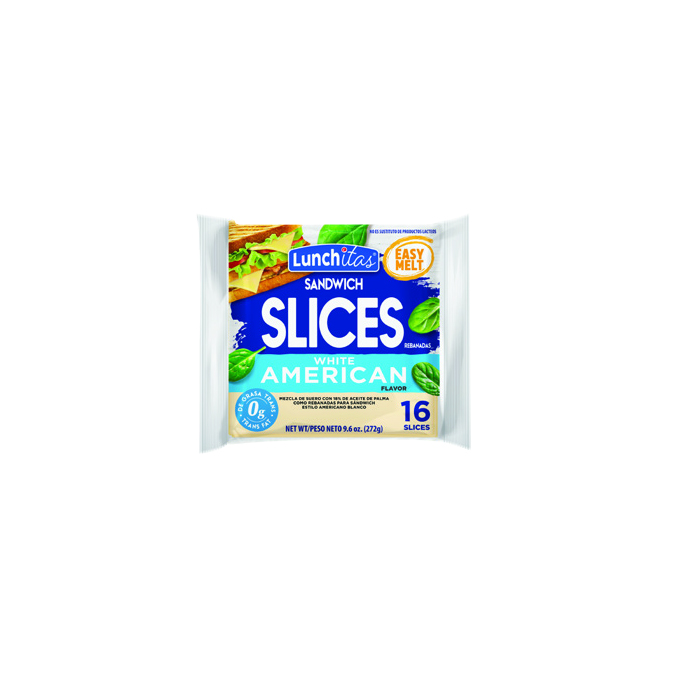 Lunchitas Cheese 16 Slices White America