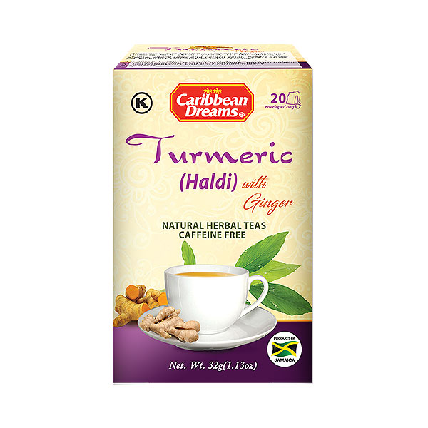 Caribbean Dreams Tea Turmeric With Ginge