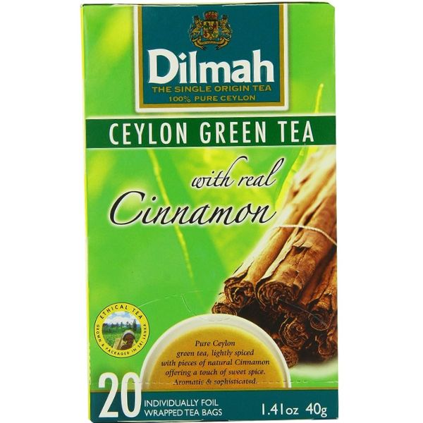 Dilmah Tea Green Ceylon W Real Cinnamon