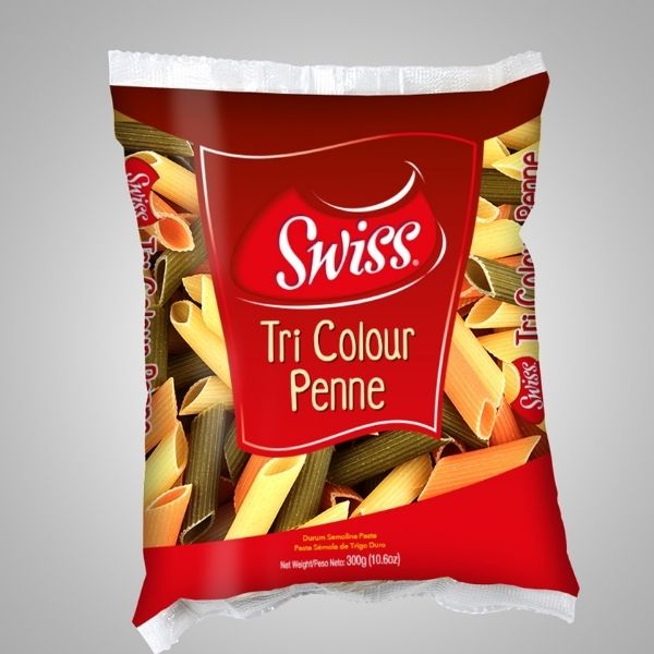 Swiss Penne Tri Colour 300 G