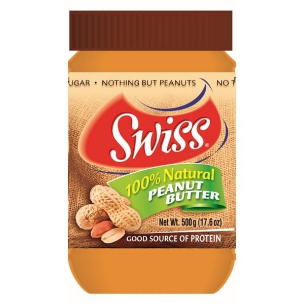 Swiss Peanut Butter 100% Natural 500 G