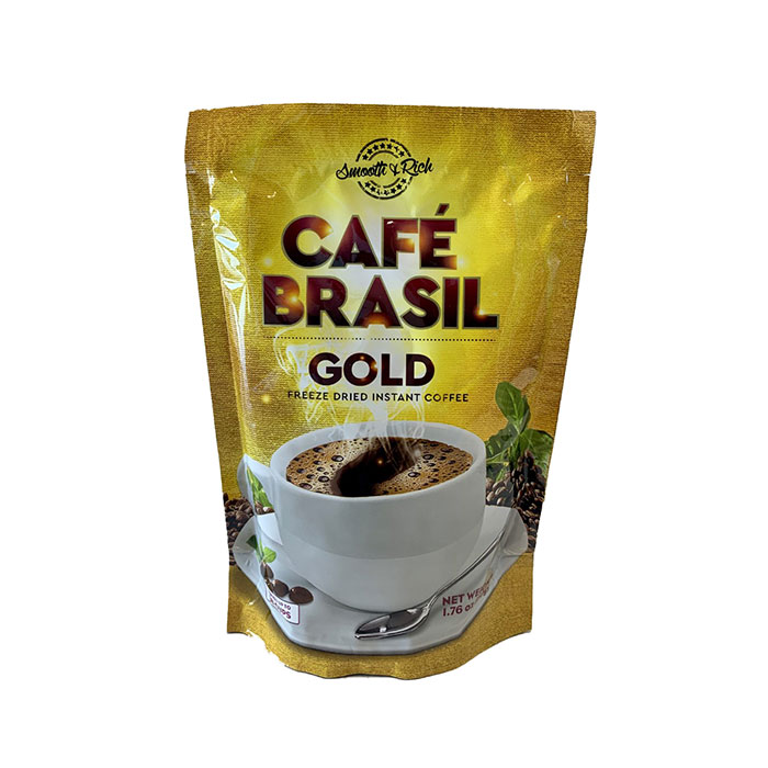 Cafe Brasil Instant Coffee Gold Pouch 50