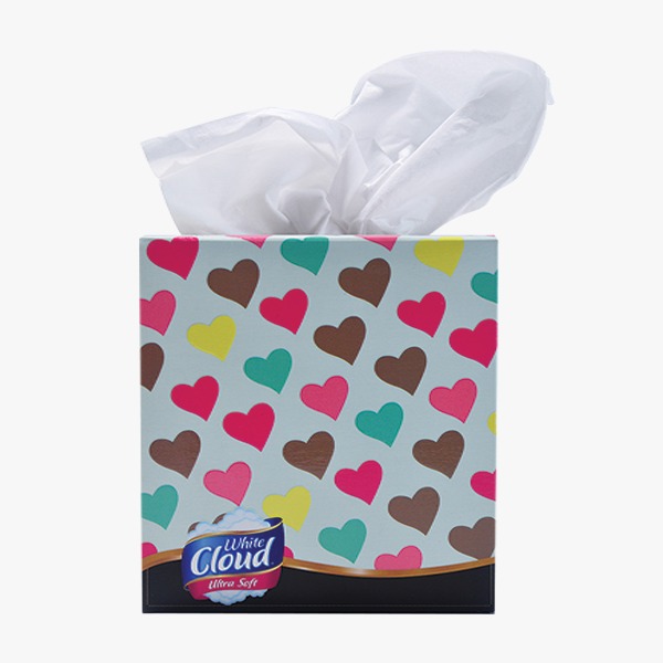 White Cloud Facial Tissue 60 Ct