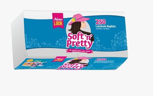 Soft N Pretty Napkins 250 Ct
