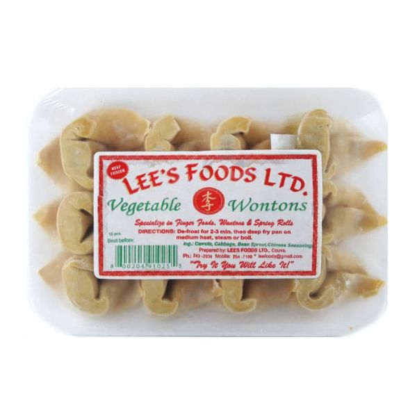 Lees Vegetable Wontons 12 Ct