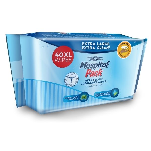Hospital Pack Wash Cloth  40 Ct