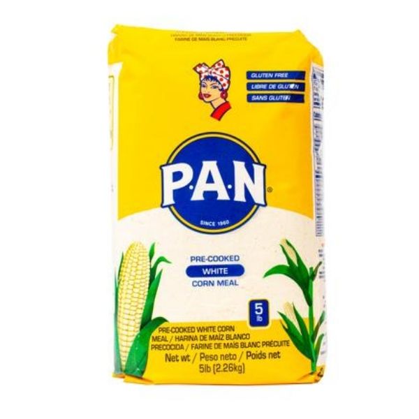 Pan White Corn Meal 5 Lb