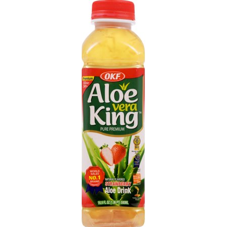 Okf Aloe Vera Drink Strawberry 500 Ml