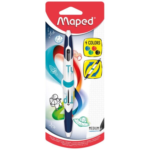 Maped Twin Tip 4 Colors 1 Ct
