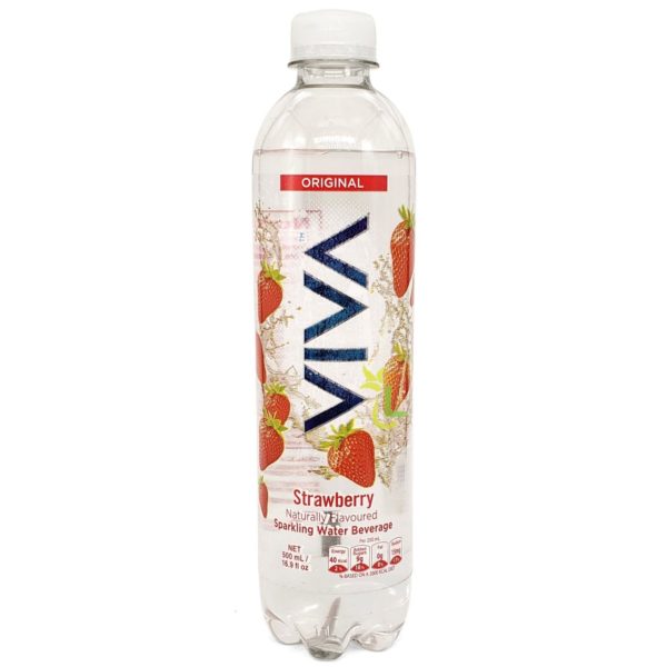 Viva Sparkling Water Strawberry 500 Ml