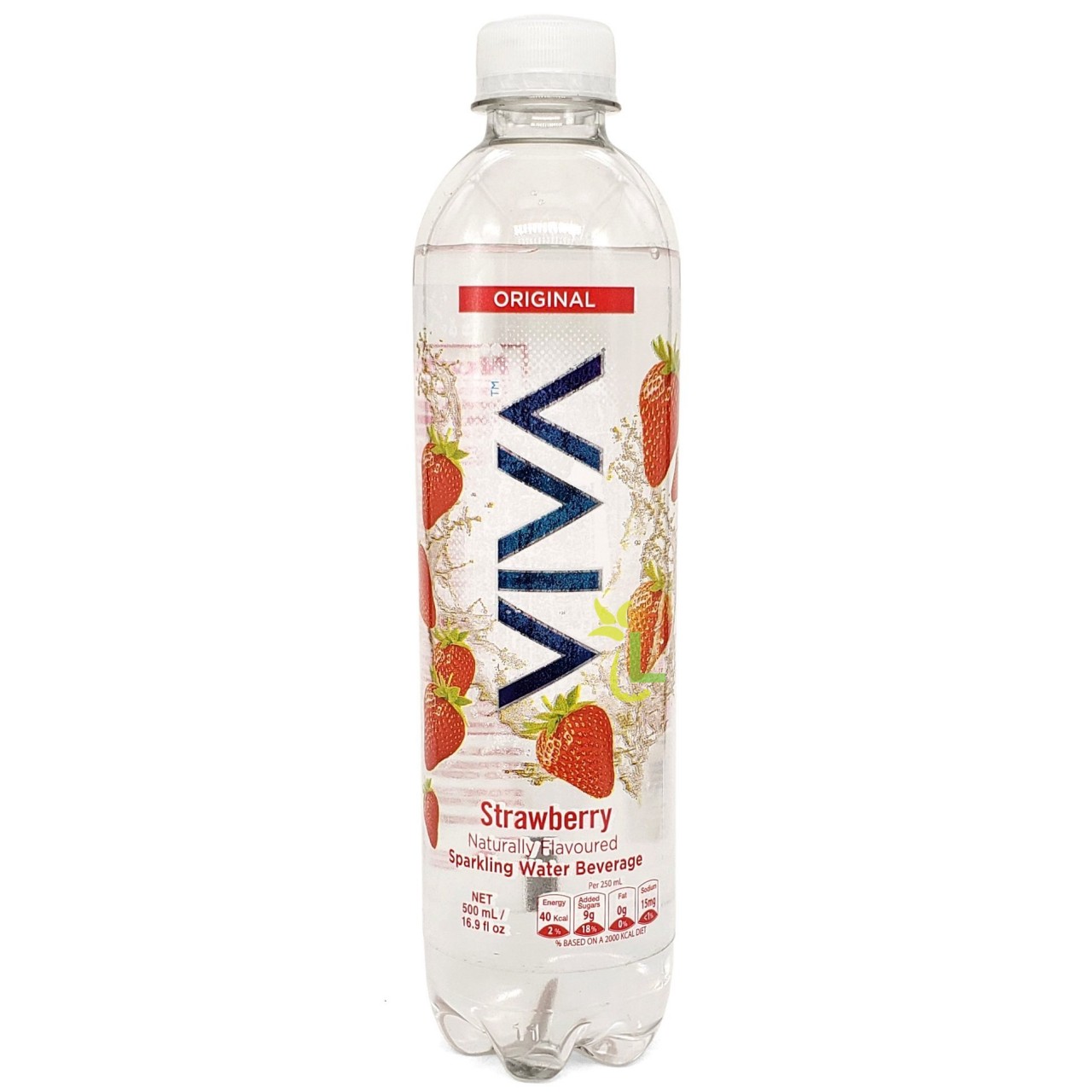 Viva Sparkling Water Strawberry 500 Ml