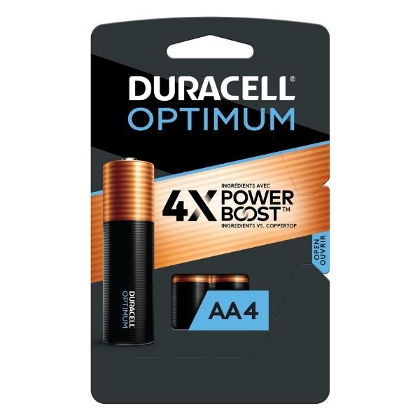 Duracell Aa4 Optimum 4 Ct