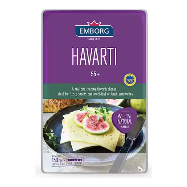 Havarti Slices Cheese 150G