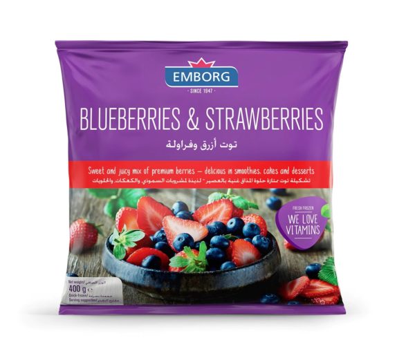Emborg Fr Strawberries & Blueberries 400
